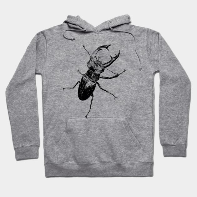 Stag-beetle Hoodie by Guardi